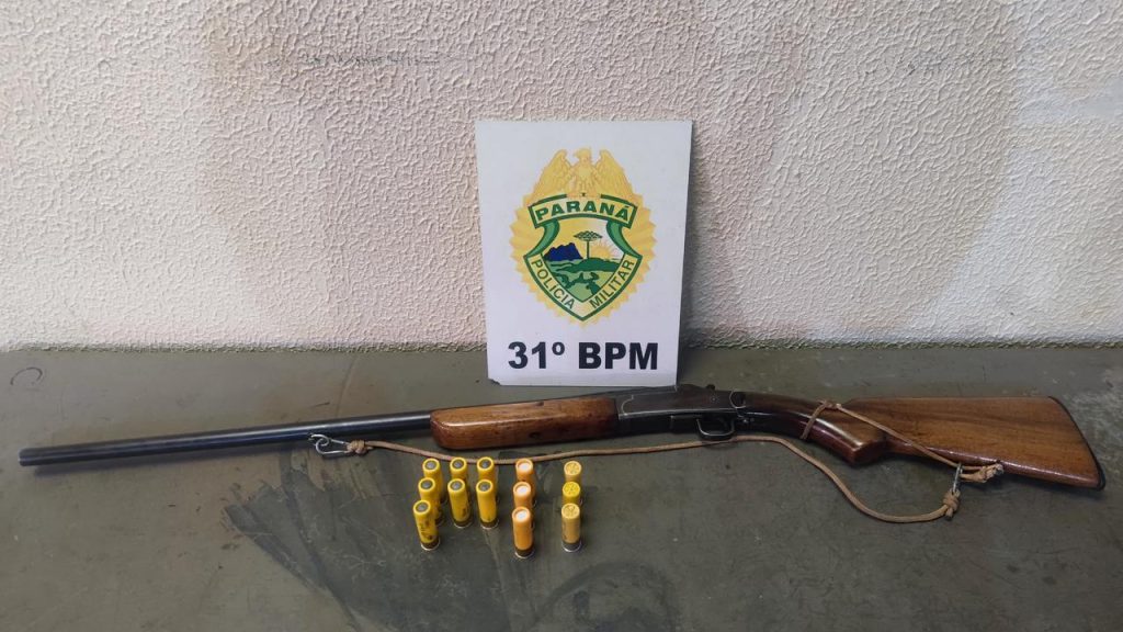 Polícia prende homem armado durante patrulhamento rural em Assis Chateaubriand