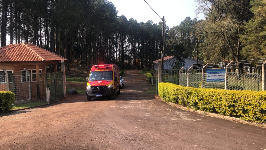 Siate atende pessoa ferida no IDR-Paraná em Santa Tereza do Oeste