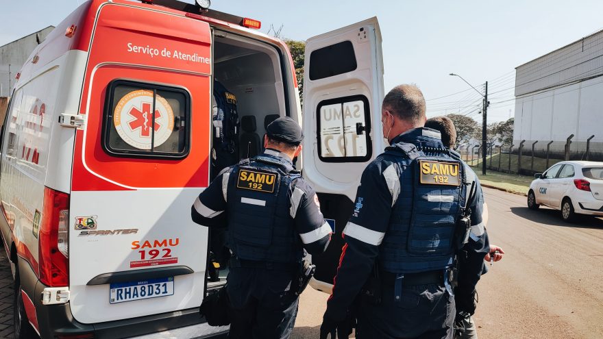 Bebê fica inconsciente após crise convulsiva e é socorrida pelo Samu no bairro Country