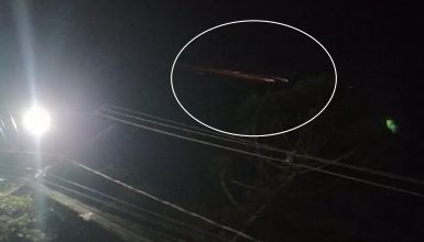 Imagem referente a Chuva de meteoros? Fenômeno luminoso intriga internautas de Cascavel e Guaraniaçu