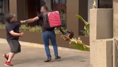 Imagem referente a Novas imagens revelam desfecho de briga de trânsito em Cascavel