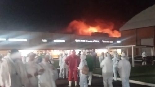 Imagem referente a Copacol afirma que não houve vazamento de amônia em incêndio na Unidade Industrial