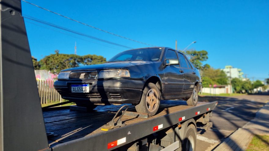 Carro supostamente utilizado em tentativa de furto é apreendido