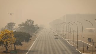 Brasília amanhece coberta de fumaça pelo segundo dia seguido