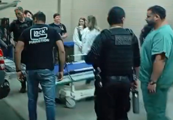 Presidiário é baleado ao tentar fugir de hospital durante o almoço