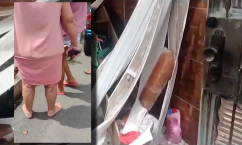 “Eu vou morrer”: vídeo mostra vítima de explosão de botijão de gás em desespero