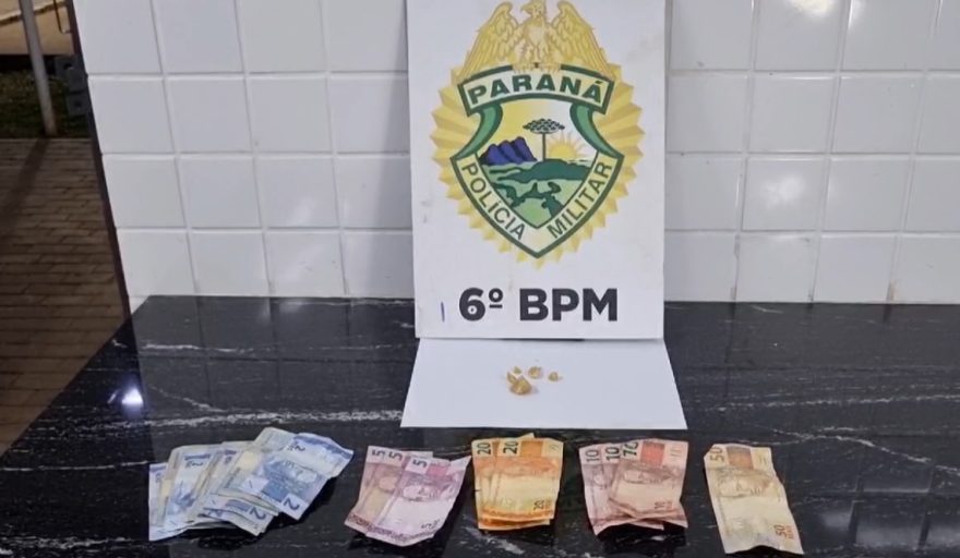 Grupo é detido por tráfico e uso de drogas no Centro de Cascavel