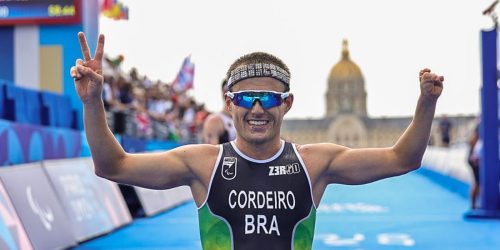 Imagem referente a Ronan Cordeiro fatura prata, 1ª medalha do país no triatlo paralímpico