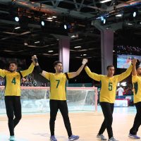 Imagem referente a Seleção masculina de goalball garante medalha de bronze em Paris