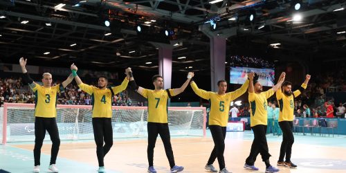 Imagem referente a Seleção masculina de goalball garante medalha de bronze em Paris