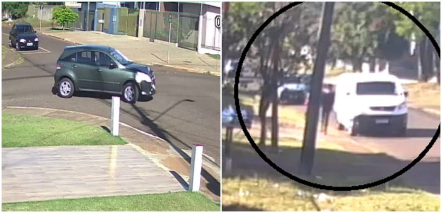 Internauta pede ajuda para encontrar motorista de Agile que bateu em Strada estacionada