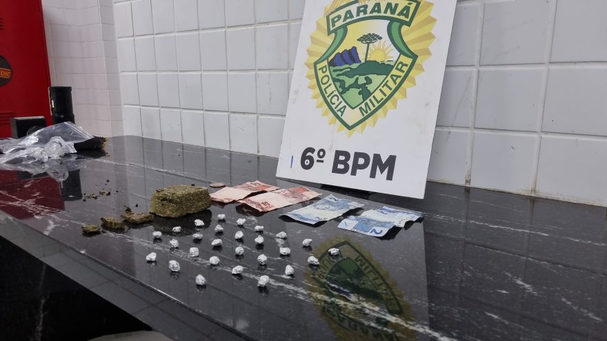 Choque detém menor envolvido em tráfico de drogas no 14 de Novembro