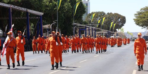 Imagem referente a Esplanada pronta para a festa do 7 de Setembro em Brasília