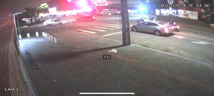 Câmera flagra acidente que deixou homem ferido no bairro Neva