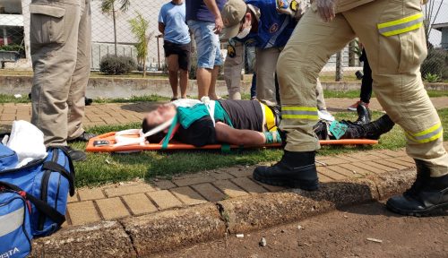 Imagem referente a Homem que estaria armado com faca é surpreendido e agredido por moradores de rua