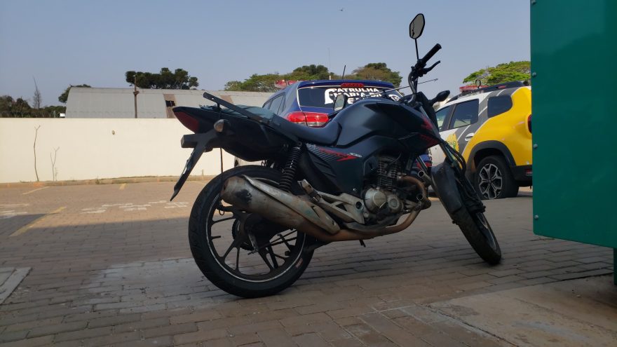 Moto com alerta de furto é recuperada pela Guarda Municipal