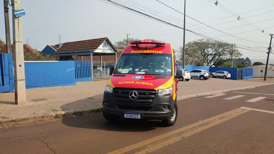 Adolescente é socorrido no Colégio Cívico Militar do Cataratas