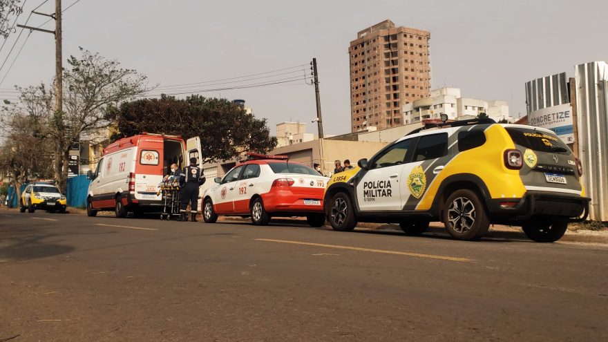 Grande efetivo é mobilizado para conter homem em surto agressivo no bairro Coqueiral