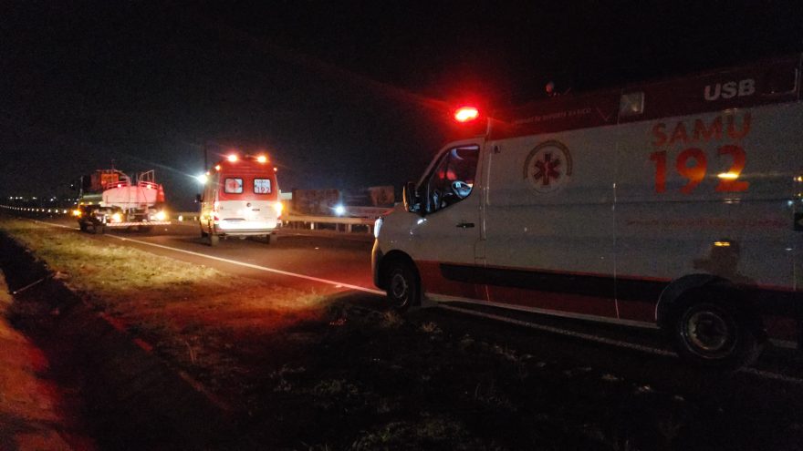 Idoso de 72 anos fica ferido em atropelamento na rodovia BR-277