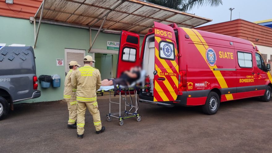 Homem sofre corte na cabeça ao cair da escada dentro de casa no Turisparque