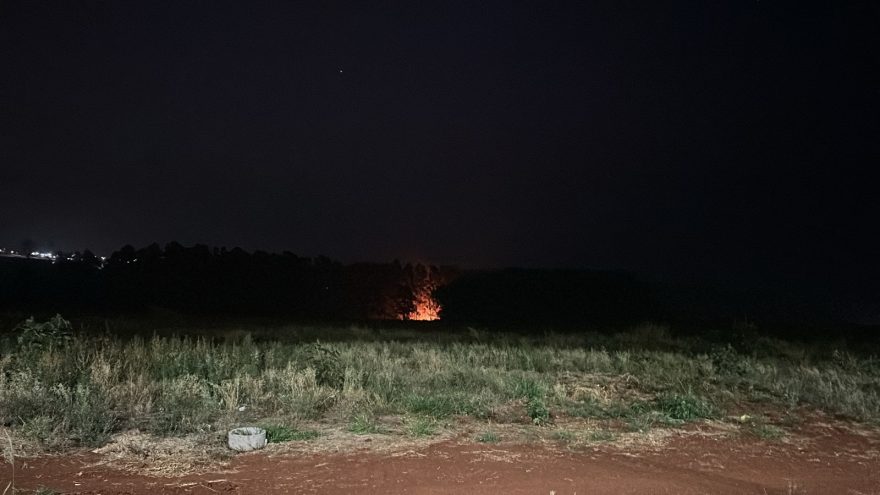 Dois incêndios em vegetação são registrados na região norte de Cascavel