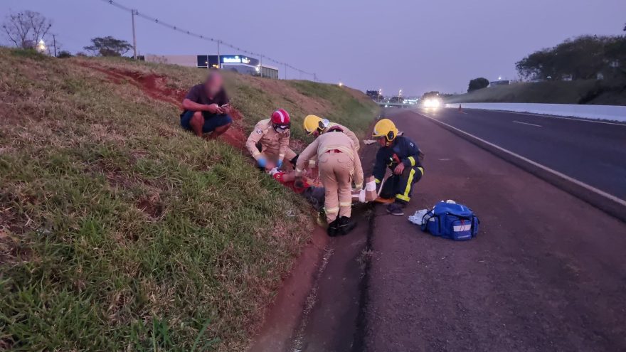 Atropelamento na PRc-467 em Cascavel deixa duas vítimas