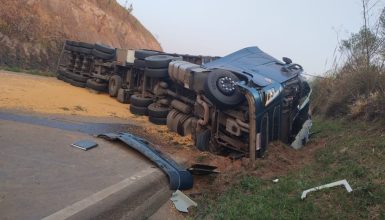 Imagem referente a Caminhoneiro que morreu na BR-373 havia saído de Cascavel e iria para Ponta Grossa