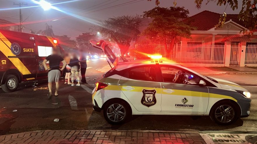 Motociclista fica ferido ao se envolver em acidente com Ranger no Maria Luiza