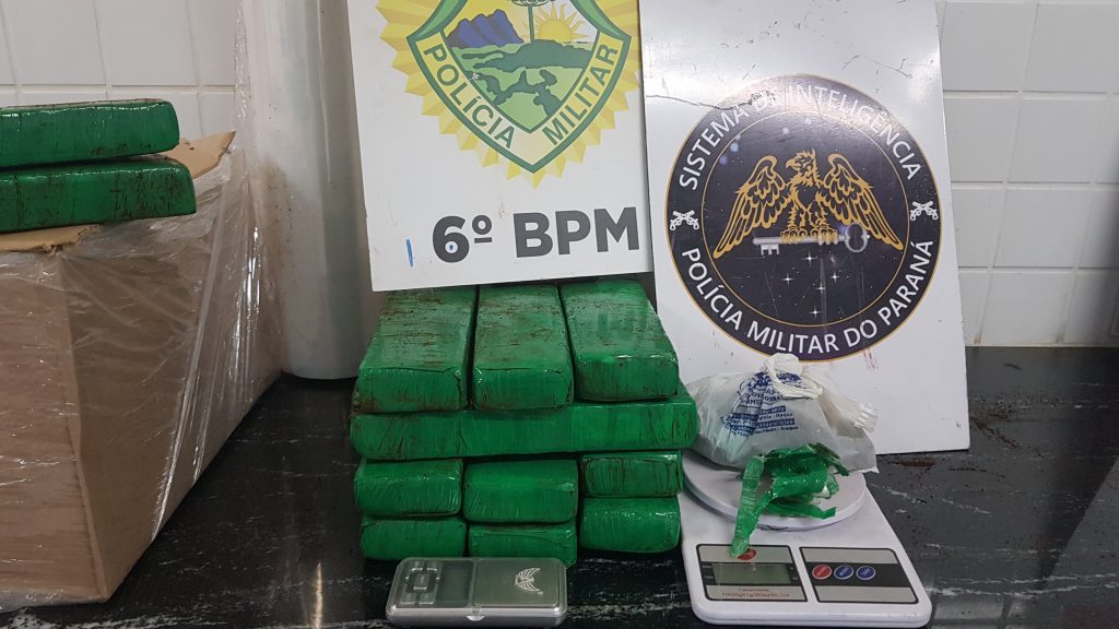 Jovem é preso com 8,5 quilos de maconha no Bairro Interlagos em Cascavel