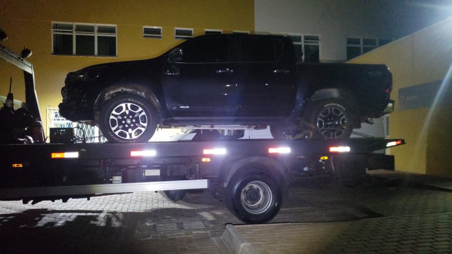Caminhonete furtada em Cascavel é encontrada no Bairro Recanto Tropical