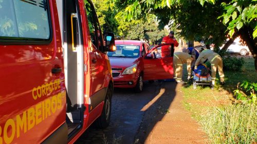 Imagem referente a Acidente com vítimas mobiliza Siate no bairro Paulo Godoy