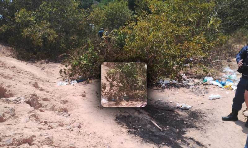 Corpo de morador de rua é encontrado em lençol no Bairro Lago Azul