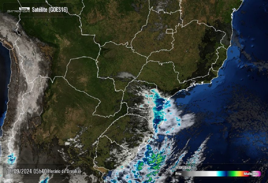Quarta-feira de clima instável e máxima de 24ºC em Cascavel