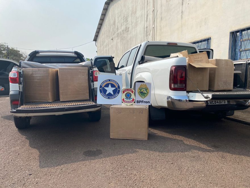 Polícia Federal apreende veículo carregado com cigarros eletrônicos em Cascavel