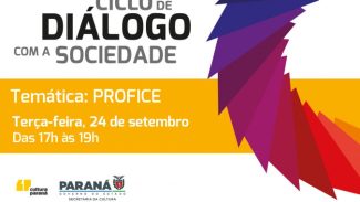 Cultura promove edição presencial do Ciclo de Diálogo com a Sociedade sobre Profice