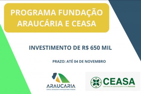 Imagem referente a Fundação Araucária e Ceasa lançam programa de pesquisa voltado à segurança alimentar