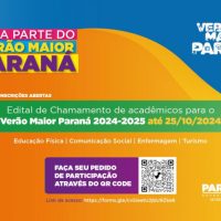 Imagem referente a Estado seleciona acadêmicos para participar do Verão Maior Paraná 2024/2025