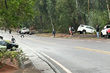 Imagem referente a Homem fica ferido em acidente na PR-482 entre Nova Olímpia e Maria Helena