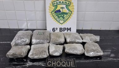 Imagem referente a Adolescente é detido com 4 kg de maconha em ônibus na rodoviária de Cascavel