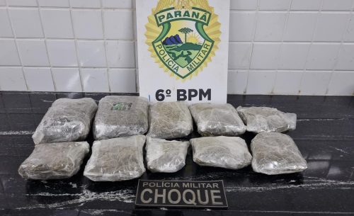 Imagem referente a Adolescente é detido com 4 kg de maconha em ônibus na rodoviária de Cascavel