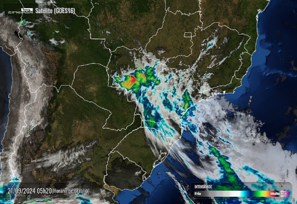 Sábado de instabilidade climática e máxima de 26°C em Cascavel