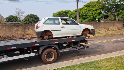 Imagem referente a Veículo Gol furtado é recuperado pela PM no Bairro Universitário