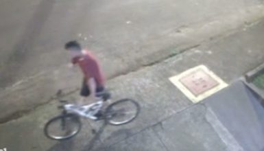 Imagem referente a Câmera registra furto de bicicleta em prédio no Cancelli