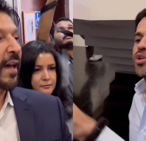 Imagem referente a Com xigamentos de “Condenadinho” e “Tchutchuca do PCC”, Ricardo Nunes e Pablo Marçal batem boca antes de debate