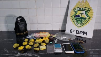 Imagem referente a PM apreende adolescentes com maconha, cocaína e êxtase no Bairro Floresta