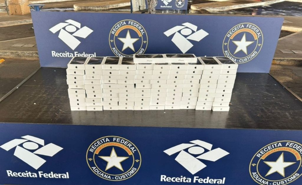 Pré-venda do iPhone 16: Receita Federal apreende mais de R$ 1 milhão em mercadorias na Ponte da Amizade