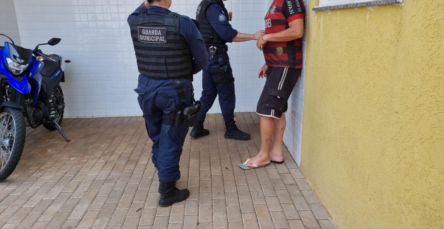 Flamenguista é preso pela Guarda Municipal no Centro de Cascavel