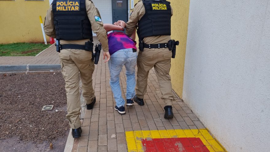 Adolescente “bravinho” é apreendido pela Polícia Militar na Rua Xavantes