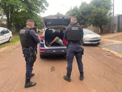 Imagem referente a Guarda Municipal de Cascavel detém homem com mandado de prisão em aberto