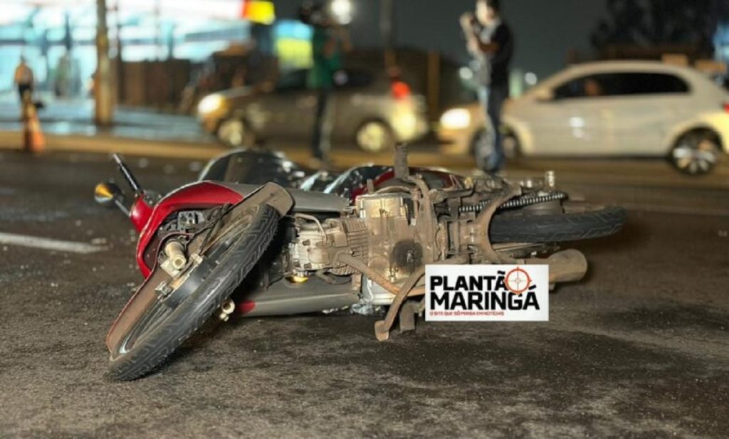 Motociclista morre após ser esmagado por carreta em avenida de Maringá
